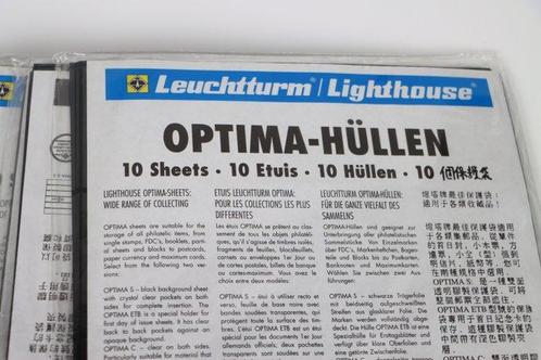 Leuchtturm - Optima Bladen zwart (Nieuw) 15x 10 Bladen (15 &, Postzegels en Munten, Postzegels | Amerika