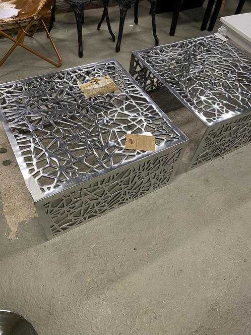 Aluminium Salontafel – Lichtgewicht Stijlvol (nieuw), Huis en Inrichting, Tafels | Bijzettafels, Minder dan 45 cm, 55 tot 75 cm