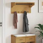 vidaXL Wandkapstok SANDNES 87x30x42 cm massief grenenhout, Huis en Inrichting, Woonaccessoires | Kapstokken, Verzenden, Nieuw