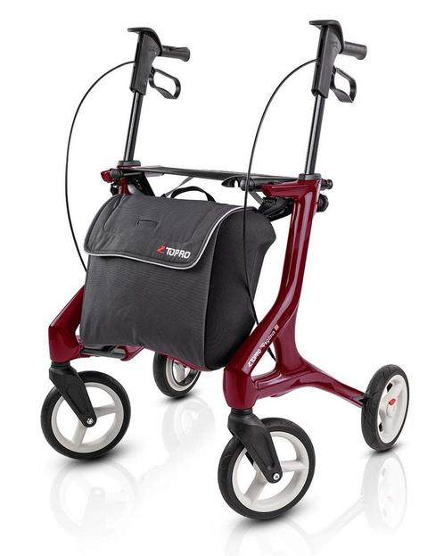 Carbon Rollator Topro Pegasus rood, Diversen, Verpleegmiddelen, Nieuw, Ophalen of Verzenden