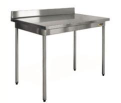 RVS werktafel op poten met spatscherm | demonteerbaar | 8..., Zakelijke goederen, Horeca | Meubilair en Inrichting, Verzenden