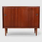 Vintage kastje teak hout - jaren 60, Gebruikt