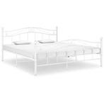 vidaXL Bedframe metaal wit 180x200 cm, Huis en Inrichting, Slaapkamer | Bedden, Eenpersoons, Verzenden, Wit, Nieuw