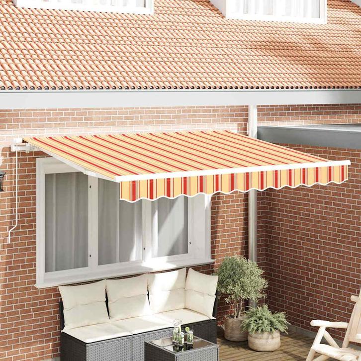 vidaXL Vervangingsdoek voor zonnescherm Multikleur 350 x 200, Tuin en Terras, Zonneschermen, Nieuw, Verzenden