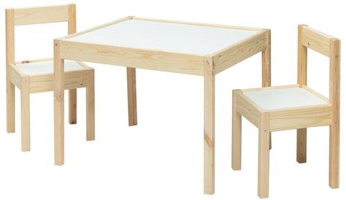 BabyGo Houten Kindertafel met 2 Stoeltjes 9251, Kinderen en Baby's, Kinderkamer | Tafels en Stoelen, Nieuw, Verzenden