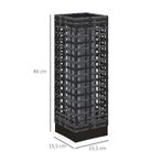 TRUUSK Solarlicht Rattan Solarlamp Waterdichte Padverlichtin, Verzenden, Nieuw