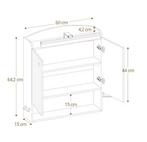 Badkamer Spiegelkast met LED Verlichting en Opbergruimte, Verzenden, Nieuw