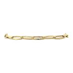 Gouden closed for ever armband 18.5 cm 14 karaat, Verzenden, Zo goed als nieuw, Goud, Goud