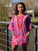 Paars / Rood Dashiki Shirt / Dashiki Jurk - Afrikaans shirt, Ophalen of Verzenden, Nieuw