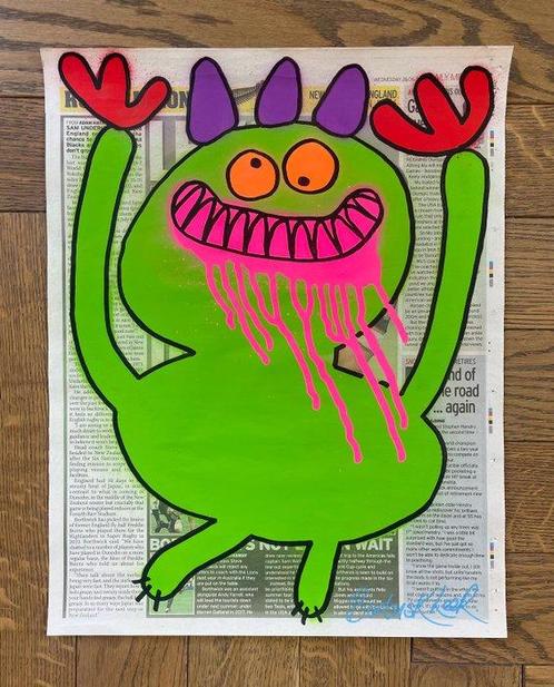 Bortusk Leer - Charlie, Antiek en Kunst, Kunst | Schilderijen | Modern