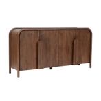 *WOONWINKEL* Design Dressoir Hout Met Ronde Hoeken, Huis en Inrichting, Kasten | Dressoirs, Verzenden, Nieuw