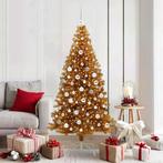 vidaXL Kerstboom met 300 LED met standaard Goud 180 cm PET, Verzenden, Nieuw
