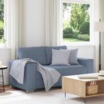 vidaXL Loveseat Sofa Blauw 120 cm Corduroy Stof, Huis en Inrichting, Banken | Bankstellen, Verzenden, Nieuw, Stof