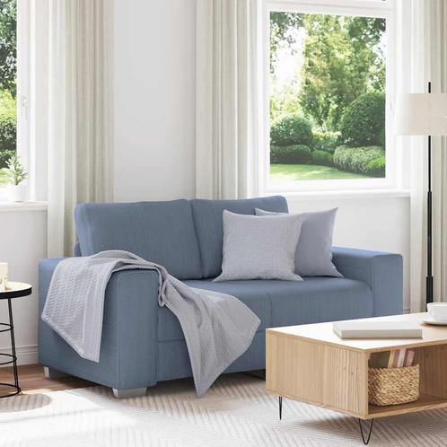 vidaXL Loveseat Sofa Blauw 120 cm Corduroy Stof, Huis en Inrichting, Banken | Bankstellen, Nieuw, Stof, Verzenden