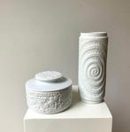 Royal KPM & Heinrich - Vaas (2) - Biscuit porselein -
