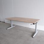Zettoe Slinger zit-zit bureau, 160x80cm, H62-82cm, BR82, Ophalen of Verzenden, In hoogte verstelbaar, Gebruikt, Bureau