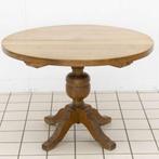 Ronde Coulissentafel Massief Eiken, Ophalen of Verzenden, Nieuw