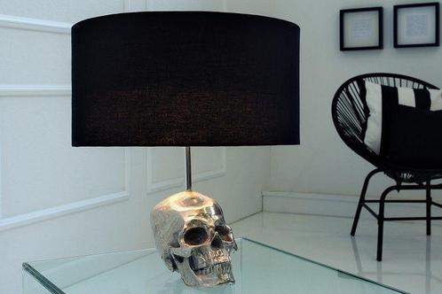 Extravagante tafellamp SKULL 44cm zwarte schedel tafellamp -, Huis en Inrichting, Lampen | Tafellampen, Ophalen of Verzenden