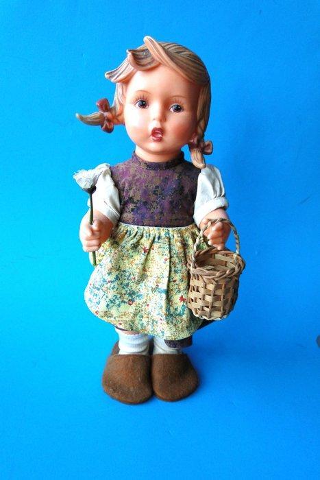 Goebel - Pop Mädchen mit Korb - 1950-1960 - Duitsland, Antiek en Kunst, Antiek | Speelgoed