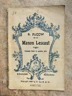 Giacomo Puccini - Manon Lescaut - 1893-1918