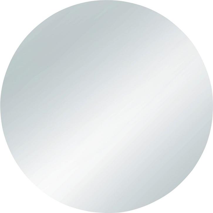 Spiegel - Livion Alim - Metalen Spiegel - Rond - 50cm - Wit, Huis en Inrichting, Woonaccessoires | Spiegels, Nieuw, Ophalen of Verzenden