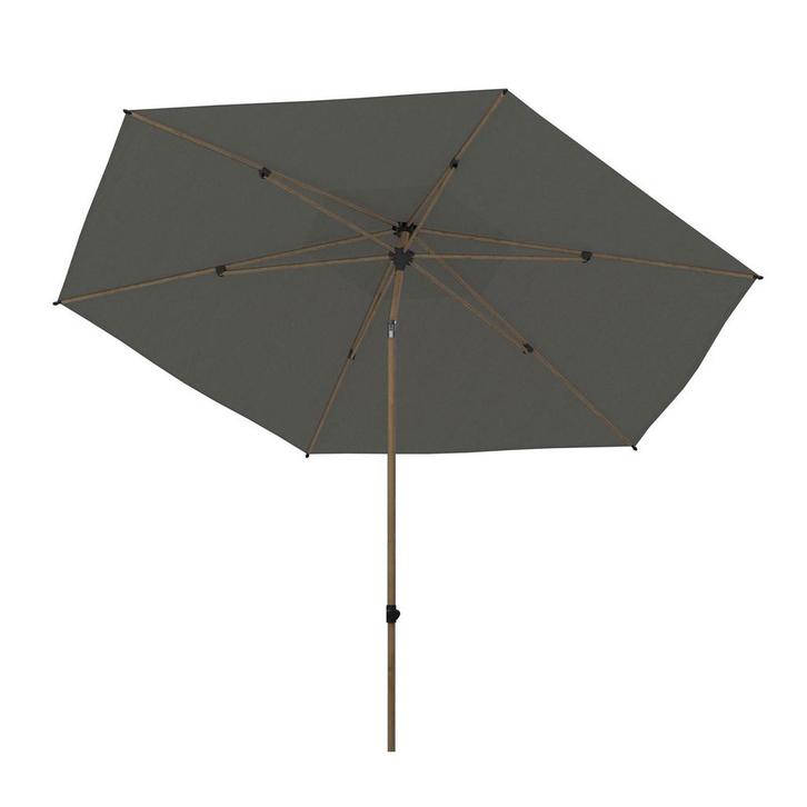 4 Seasons Azzurro parasol Ø300 cm antraciet solefin -, Tuin en Terras, Partytenten, Verzenden