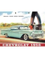 1958 CHEVROLET PROGRAMMA BROCHURE NEDERLANDS, Nieuw, Chevrolet, Author