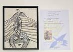 Guillaume Corneille - Werk op doek: Journal de la Tour, 1974, Antiek en Kunst, Kunst | Litho's en Zeefdrukken, Verzenden