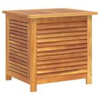 Tuinbox met jaloezien 60x50x56 cm massief acaciahout, Verzenden, Nieuw
