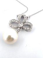 Zonder Minimumprijs - Hanger - 18 karaat Witgoud - 0.20ct.