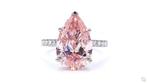 Ring Platina - 7.55ct. tw. Roze Diamant (Fancy gekleurde,, Nieuw