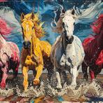 I_KONIQ - Multicoloured Horses free ride