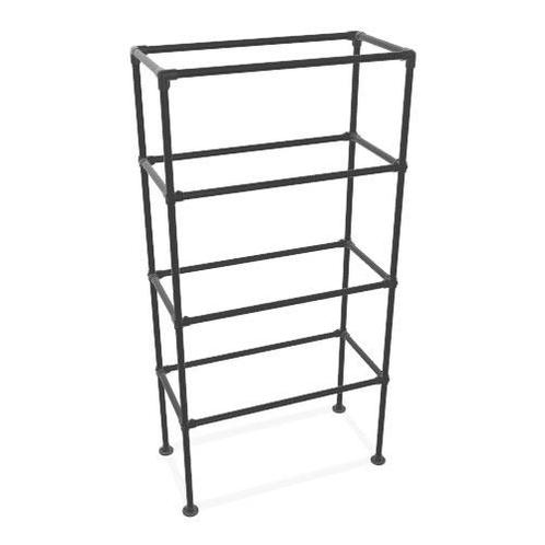 Steigerbuis Kast Larisa | Zwart 33.7 mm | Staand | DIY | Doe, Huis en Inrichting, Kasten | Overige, Ophalen of Verzenden