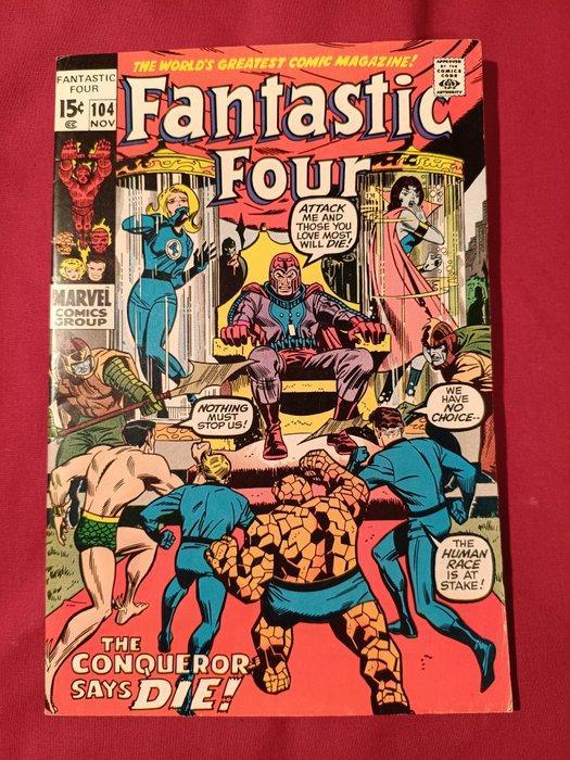 Fantastic Four #104 - Our World-- Enslaved! - 1 Comic -, Boeken, Strips | Comics