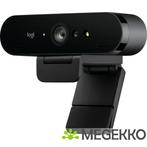 Logitech BRIO 4K webcam 13 MP 4096 x 2160 Pixels USB Grafiet, Computers en Software, Webcams, Verzenden, Nieuw, Logitech