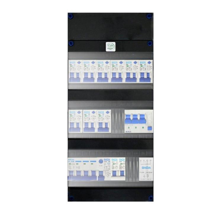 Gacia groepenkast 3 fase 9 alamat + beltrafo + kookgroep +, Doe-het-zelf en Verbouw, Elektra en Kabels, Nieuw, Ophalen of Verzenden