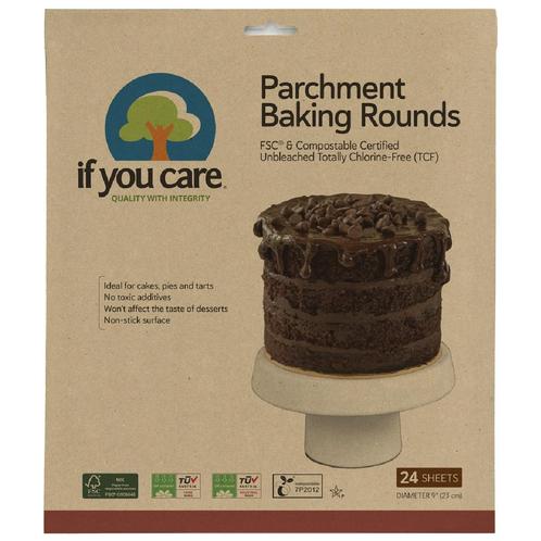 Bakpapier Rond Ongebleekt Ø23cm 24st., Hobby en Vrije tijd, Taarten en Cupcakes maken, Nieuw, Verzenden