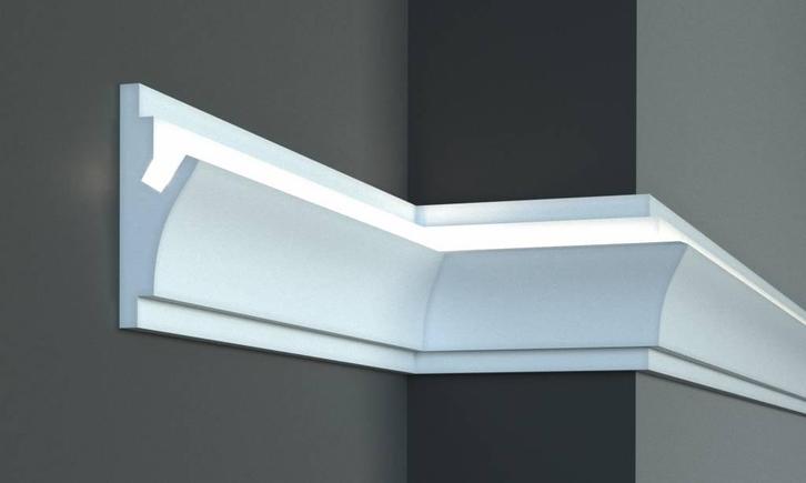 LED sierlijst voor indirecte verlichting XPS (150 x 55 mm), Huis en Inrichting, Lampen | Overige, Nieuw, Ophalen of Verzenden