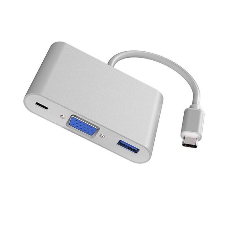 DrPhone HUB6 3 in 1 USB C Hub Converter - Type-C/USB C vrouw, Computers en Software, Overige Computers en Software, Verzenden
