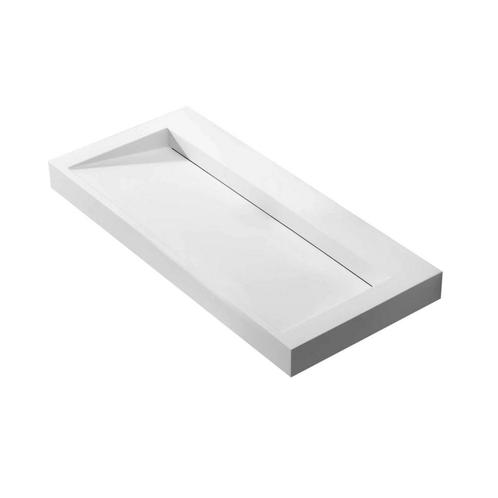 Wastafel BWS Hoya 100x45.5 cm Zonder Kraangat Mat Wit, Doe-het-zelf en Verbouw, Sanitair, Overige typen, Nieuw, Ophalen of Verzenden