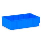 Magazijnbak kunststof met etikethouder stapelbaar, Ophalen of Verzenden