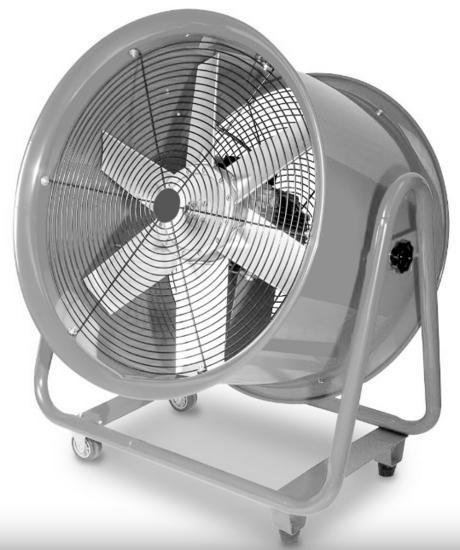 Mobiele ventilator op wielen 1100W 3x400V, Auto diversen, Autogereedschap, Verzenden