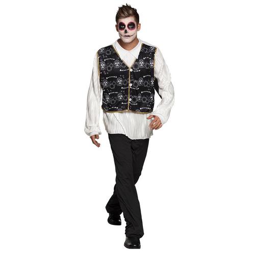Halloween Senor Muerto Kostuum, Hobby en Vrije tijd, Feestartikelen, Nieuw, Verzenden