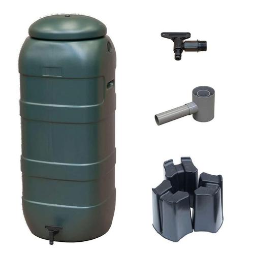 100 liter Anzar - Actie set incl. voet, kraan en vulautomaat, Tuin en Terras, Regentonnen, Nieuw