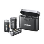 Godox WEC Kit 2 - Draadloze Dasspeldmicrofoon Set - 2.4GH..., Audio, Tv en Foto, Overige Audio, Tv en Foto, Nieuw, Verzenden