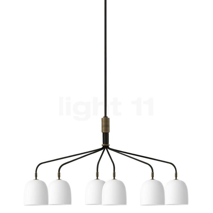 Gubi Howard Kroonluchter 6-lichts, porselein (Hanglampen), Huis en Inrichting, Lampen | Hanglampen, Nieuw, Verzenden