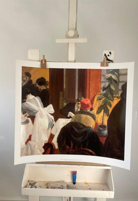 Edward Hopper - after (1882-1967), New York Restaurant 1922,, Antiek en Kunst, Kunst | Tekeningen en Foto's