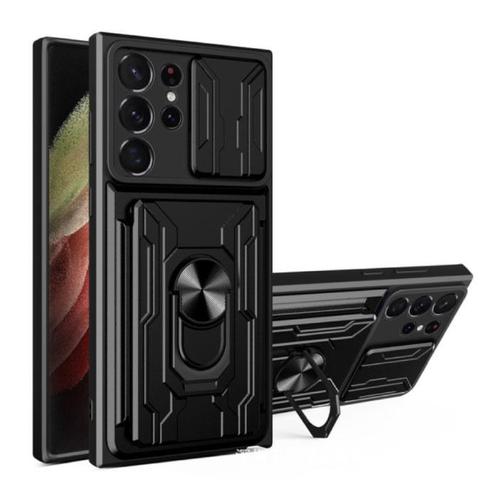 Samsung Galaxy A72 - Card Slot Hoesje met Kickstand en, Telecommunicatie, Mobiele telefoons | Hoesjes en Frontjes | Samsung, Nieuw