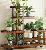 Premium Houten Plantenstandaard Verticaal 6 Lagen Binnen, Tuin en Terras, Verzenden, Nieuw