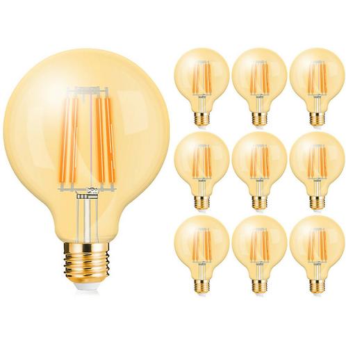 Voordeelpak 10x LED Lamp E27 Globe Filament - Brinton -, Huis en Inrichting, Lampen | Losse lampen, Led-lamp, Nieuw, E27 (groot)